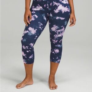 Lululemon align 21” Women's Tie-Dye Cropped Leggings